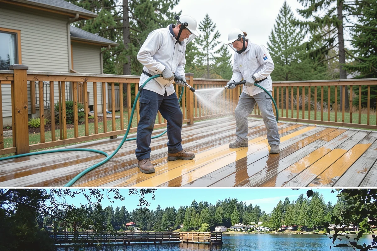Stone Walkway Cleaning in Federal Way, King County, WA - Stone walkways clean best in warm, dry summer weeks that allow the porous surface to dry evenly.