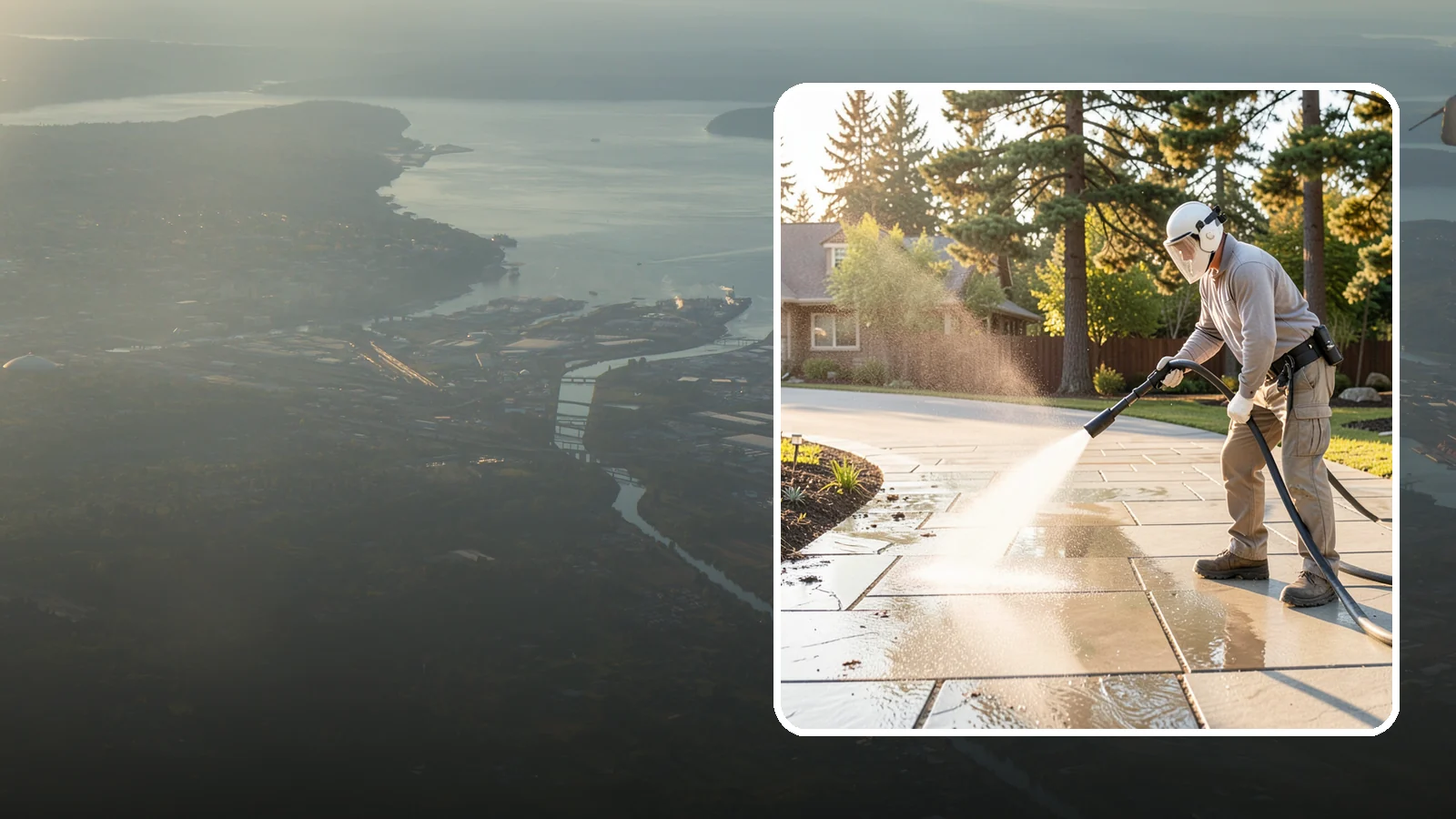 Stone Walkway Cleaning in Fife, Pierce County, WA - Clean natural stone walkways with surface-safe methods that lift growth without etching the stone.