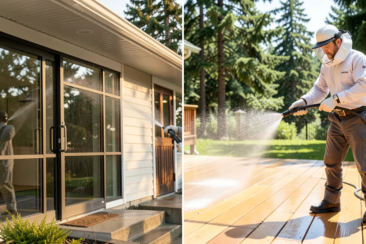 Stone Walkway Cleaning in Fircrest, Pierce County, WA - Assess stone type and test a discreet area