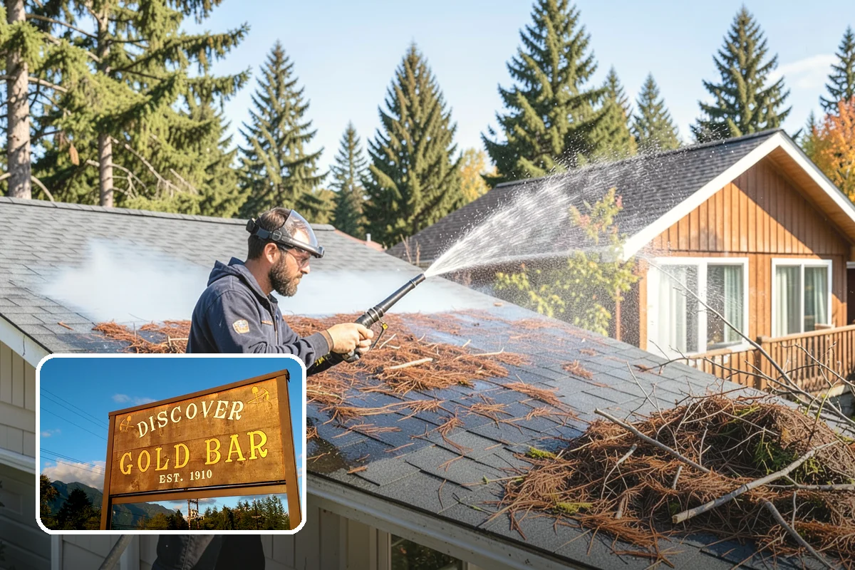 Stone Walkway Cleaning in Gold Bar, Snohomish County, WA - Avoids etching, pitting, or flaking the stone