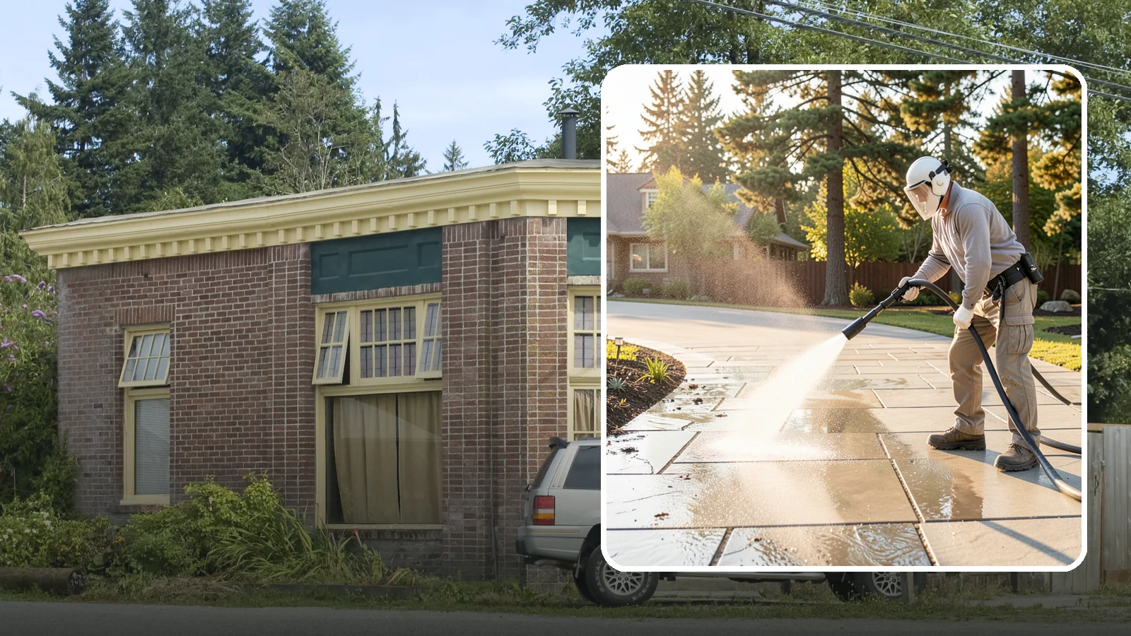 Stone Walkway Cleaning in Hamilton, Skagit County, WA - Clean natural stone walkways with surface-safe methods that lift growth without etching the stone.