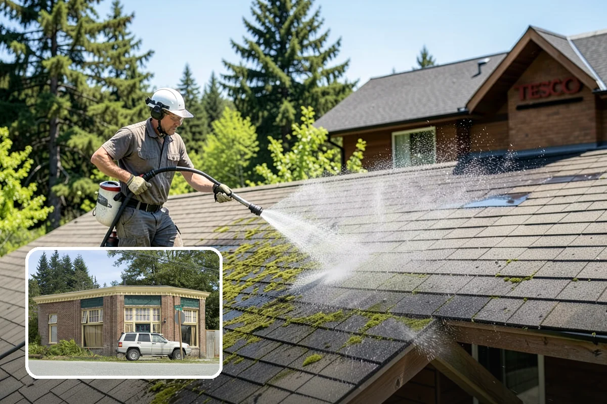 Stone Walkway Cleaning in Hamilton, Skagit County, WA - Avoids etching, pitting, or flaking the stone