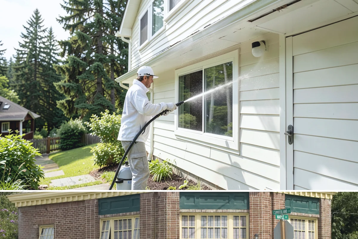Stone Walkway Cleaning in Hamilton, Skagit County, WA - Stone walkways clean best in warm, dry summer weeks that allow the porous surface to dry evenly.