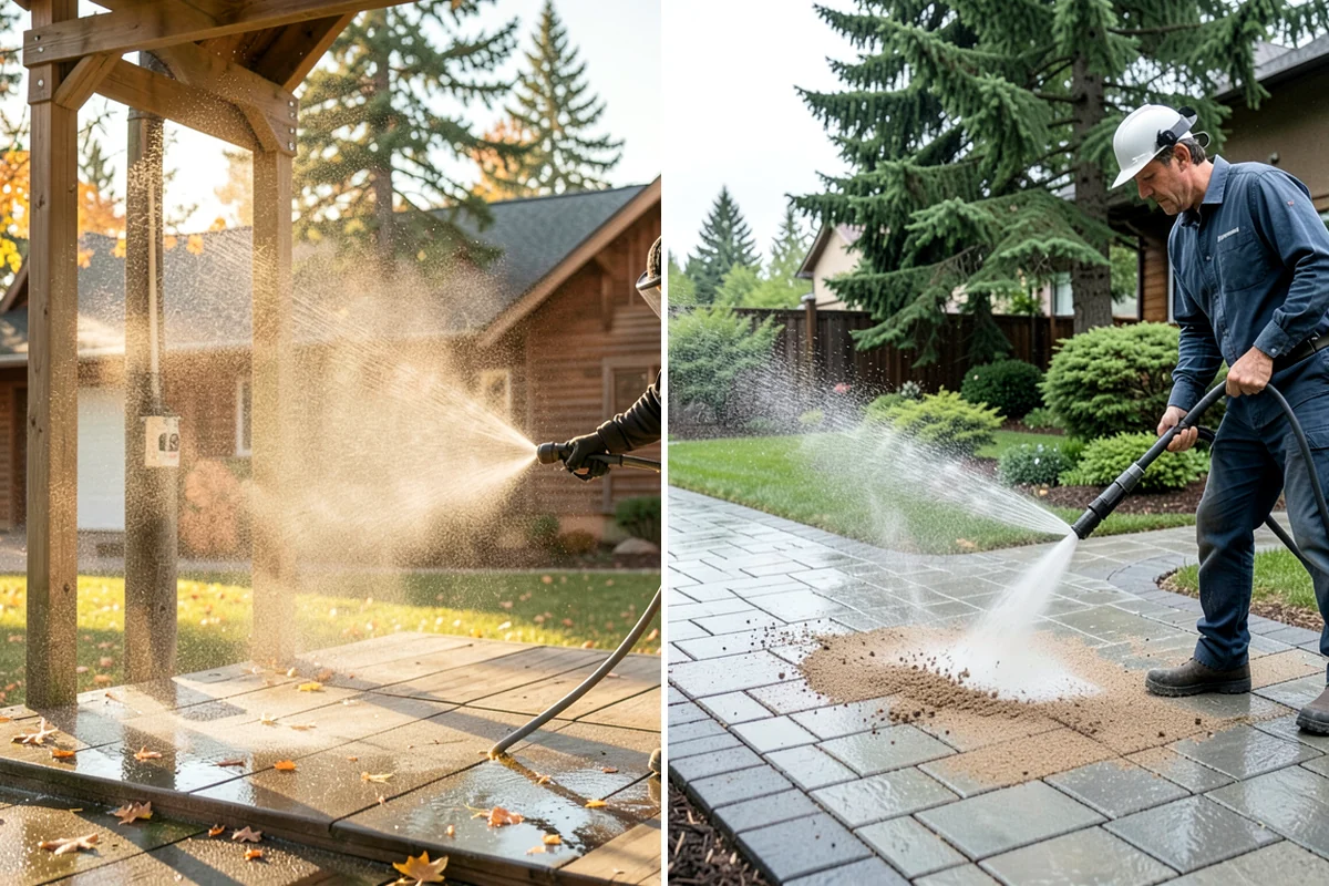 Stone Walkway Cleaning in Hunts Point, King County, WA - Assess stone type and test a discreet area