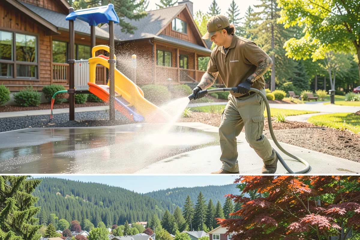 Stone Walkway Cleaning in Index, Snohomish County, WA - Stone walkways clean best in warm, dry summer weeks that allow the porous surface to dry evenly.