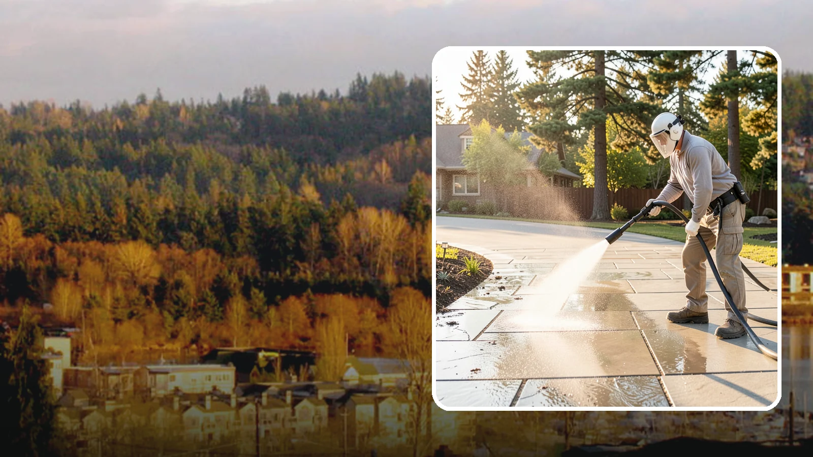 Stone Walkway Cleaning in Kenmore, King County, WA - Clean natural stone walkways with surface-safe methods that lift growth without etching the stone.