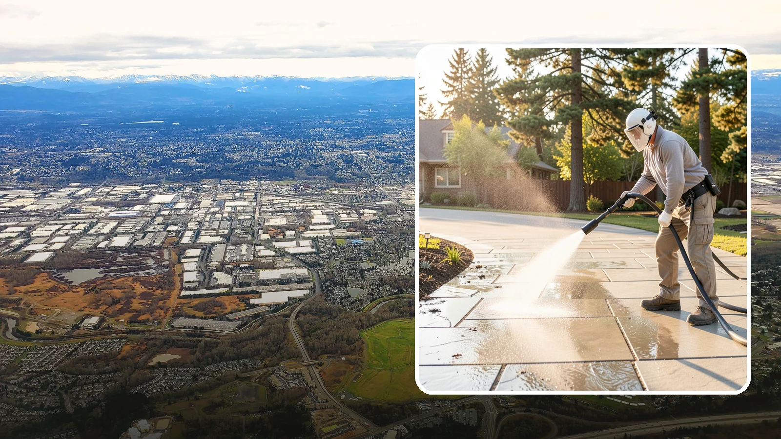 Stone Walkway Cleaning in Kent, King County, WA - Clean natural stone walkways with surface-safe methods that lift growth without etching the stone.