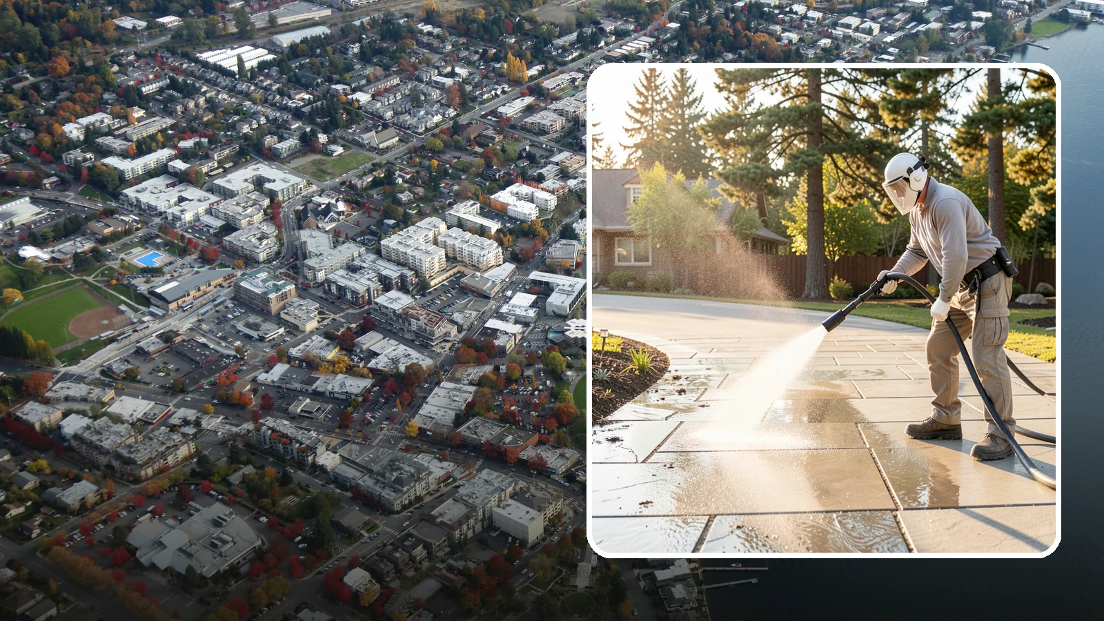 Stone Walkway Cleaning in Kirkland, King County, WA - Clean natural stone walkways with surface-safe methods that lift growth without etching the stone.