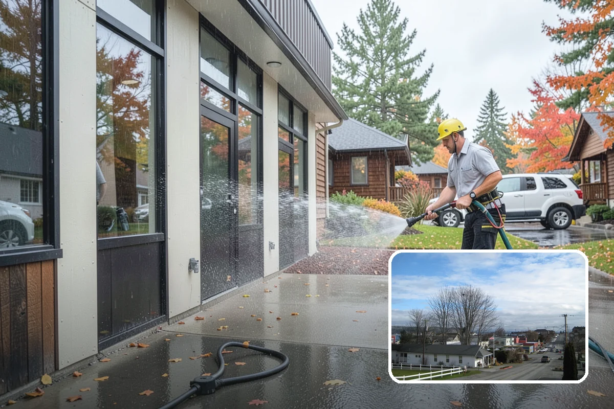 Stone Walkway Cleaning in Langley, Island County, WA - Avoids etching, pitting, or flaking the stone