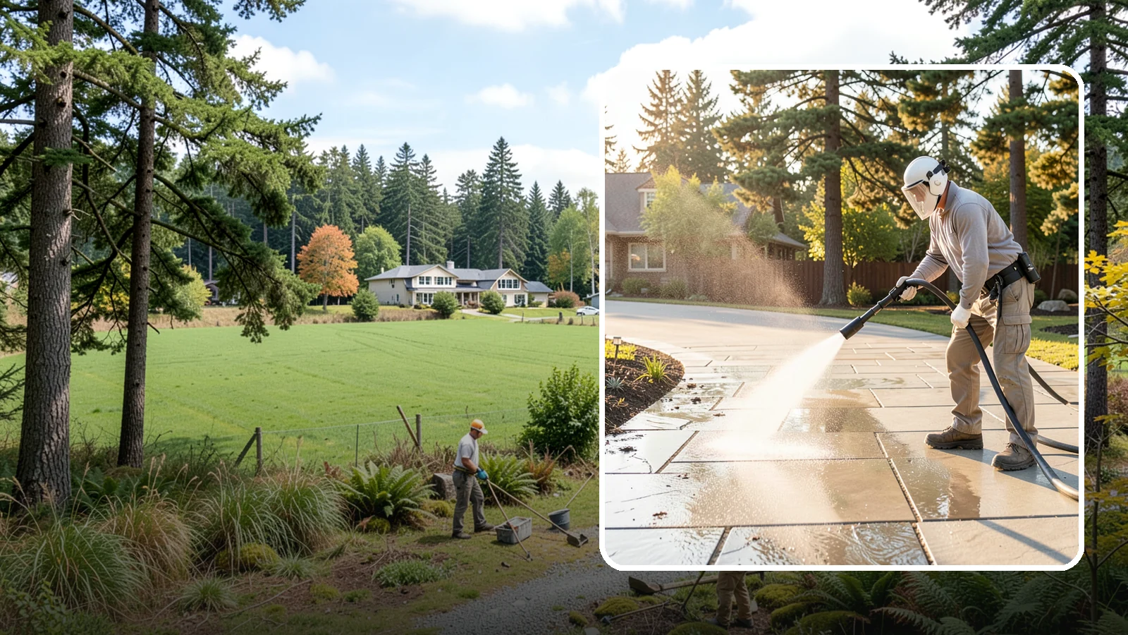 Stone Walkway Cleaning in Lyman, Skagit County, WA - Clean natural stone walkways with surface-safe methods that lift growth without etching the stone.
