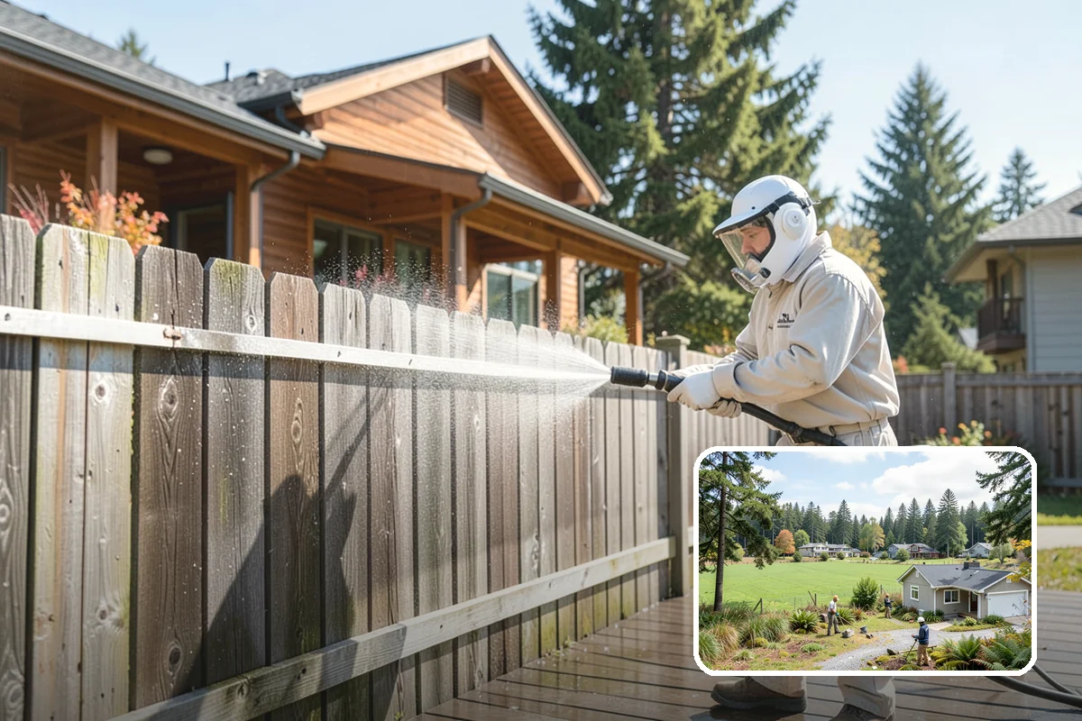 Stone Walkway Cleaning in Lyman, Skagit County, WA - Avoids etching, pitting, or flaking the stone
