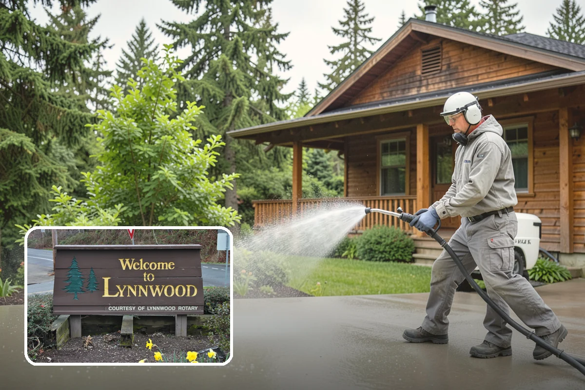Stone Walkway Cleaning in Lynnwood, Snohomish County, WA - Avoids etching, pitting, or flaking the stone