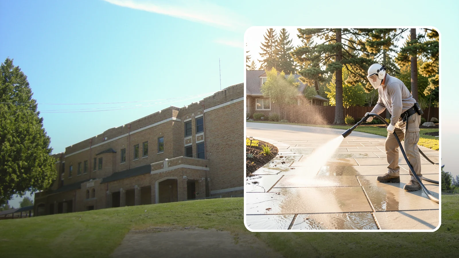 Stone Walkway Cleaning in Maple Valley, King County, WA - Clean natural stone walkways with surface-safe methods that lift growth without etching the stone.