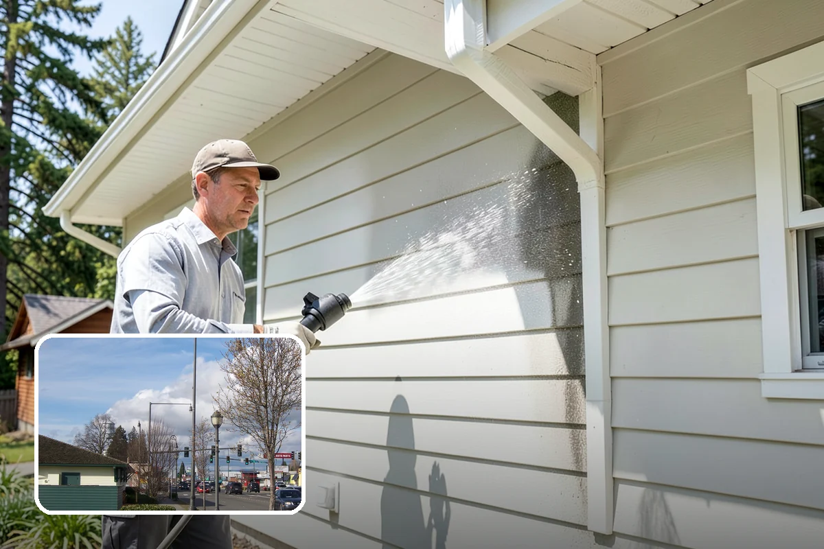 Stone Walkway Cleaning in Marysville, Snohomish County, WA - Avoids etching, pitting, or flaking the stone