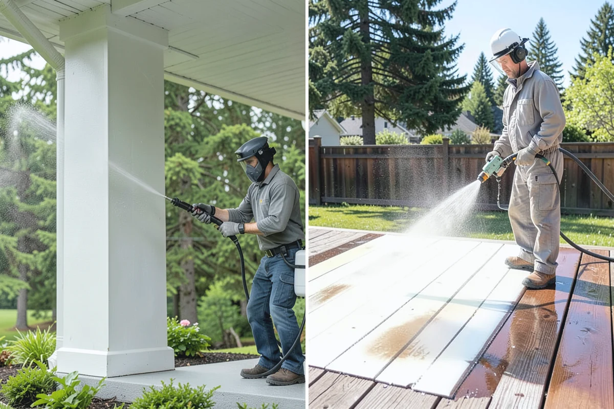 Stone Walkway Cleaning in Medina, King County, WA - Assess stone type and test a discreet area