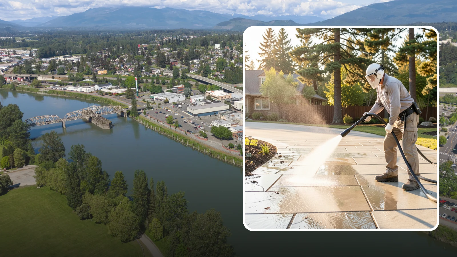 Stone Walkway Cleaning in Mount Vernon, Skagit County, WA - Clean natural stone walkways with surface-safe methods that lift growth without etching the stone.