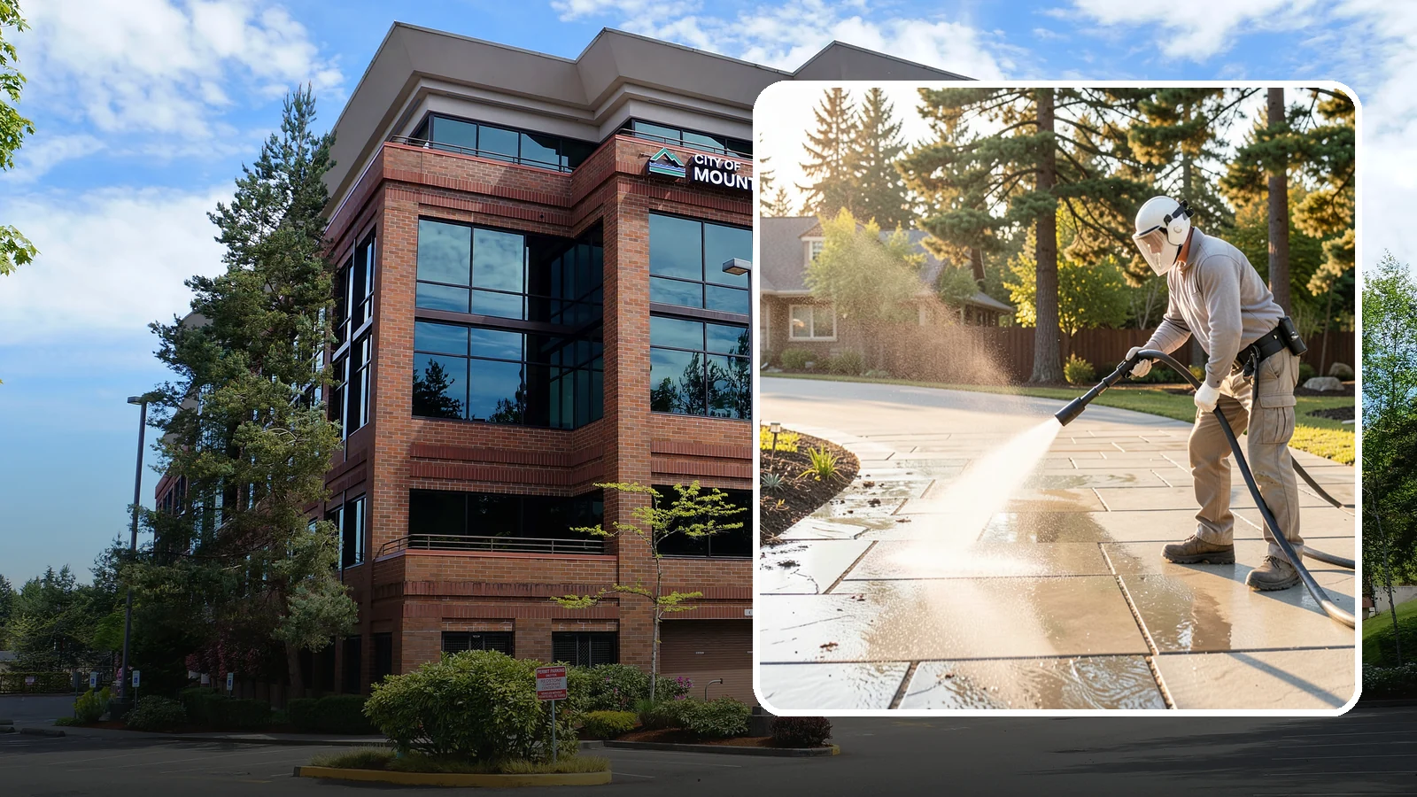 Stone Walkway Cleaning in Mountlake Terrace, Snohomish County, WA - Clean natural stone walkways with surface-safe methods that lift growth without etching the stone.