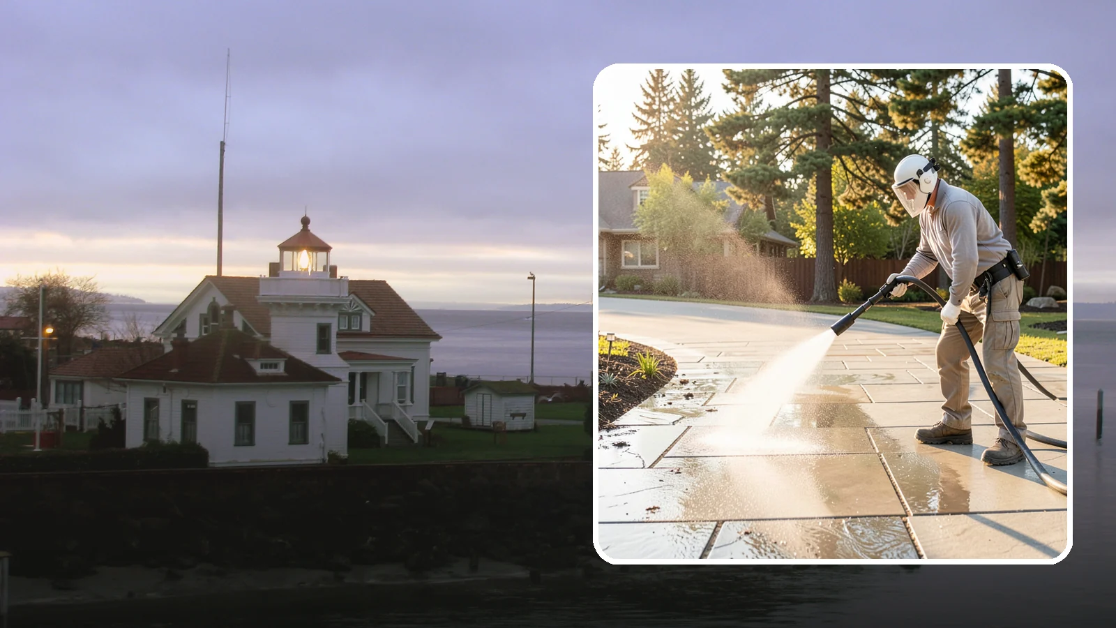 Stone Walkway Cleaning in Mukilteo, Snohomish County, WA - Clean natural stone walkways with surface-safe methods that lift growth without etching the stone.