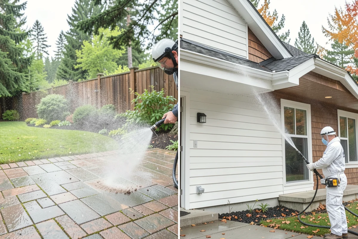 Stone Walkway Cleaning in Mukilteo, Snohomish County, WA - Assess stone type and test a discreet area