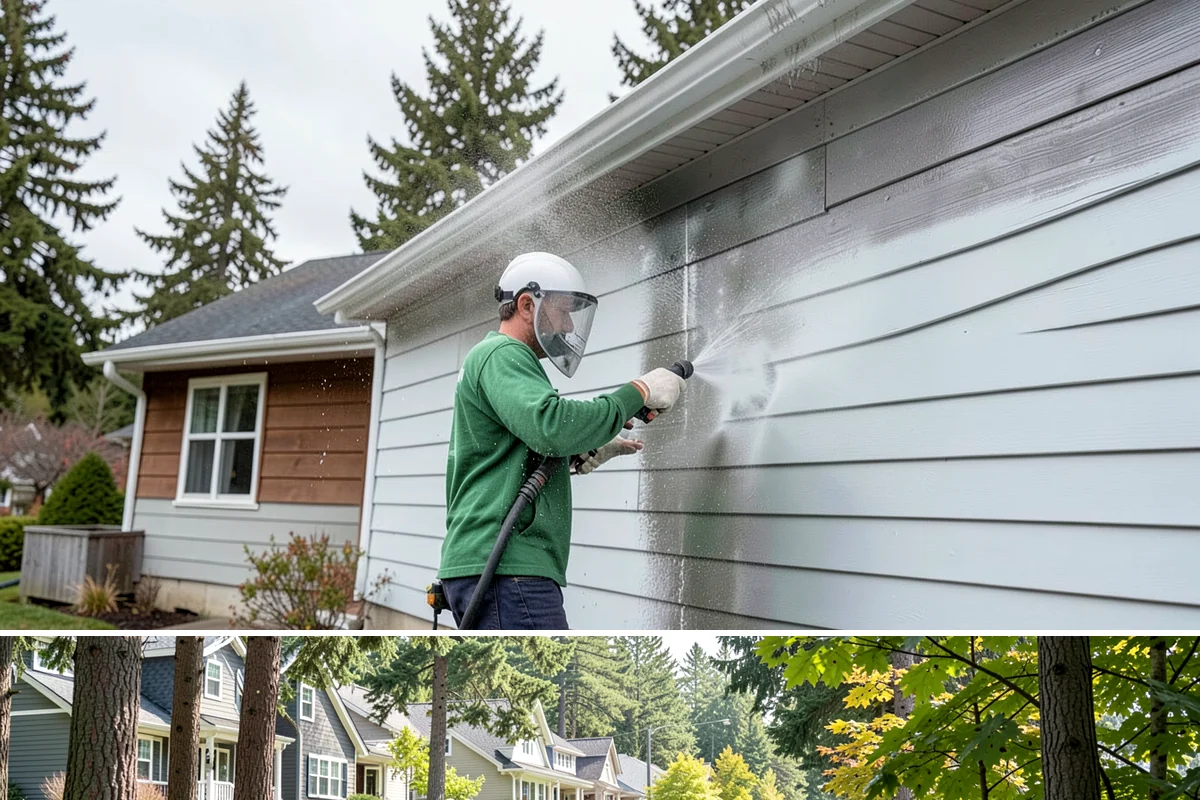 Stone Walkway Cleaning in Normandy Park, King County, WA - Stone walkways clean best in warm, dry summer weeks that allow the porous surface to dry evenly.