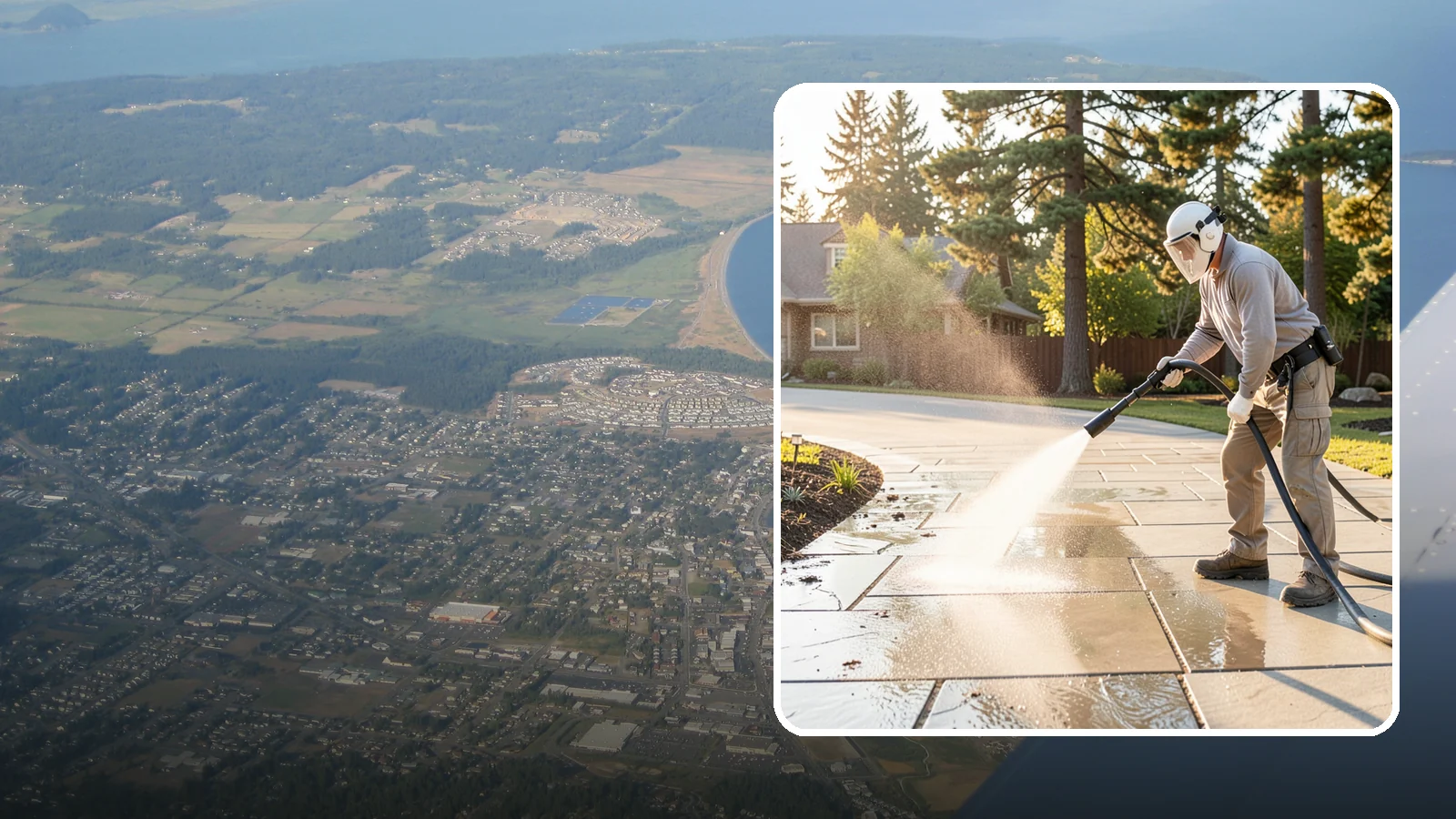 Stone Walkway Cleaning in Oak Harbor, Island County, WA - Clean natural stone walkways with surface-safe methods that lift growth without etching the stone.