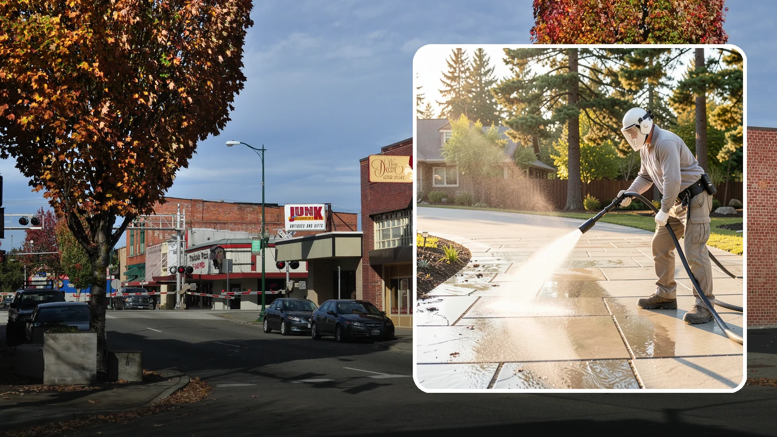 Stone Walkway Cleaning in Puyallup, Pierce County, WA - Clean natural stone walkways with surface-safe methods that lift growth without etching the stone.