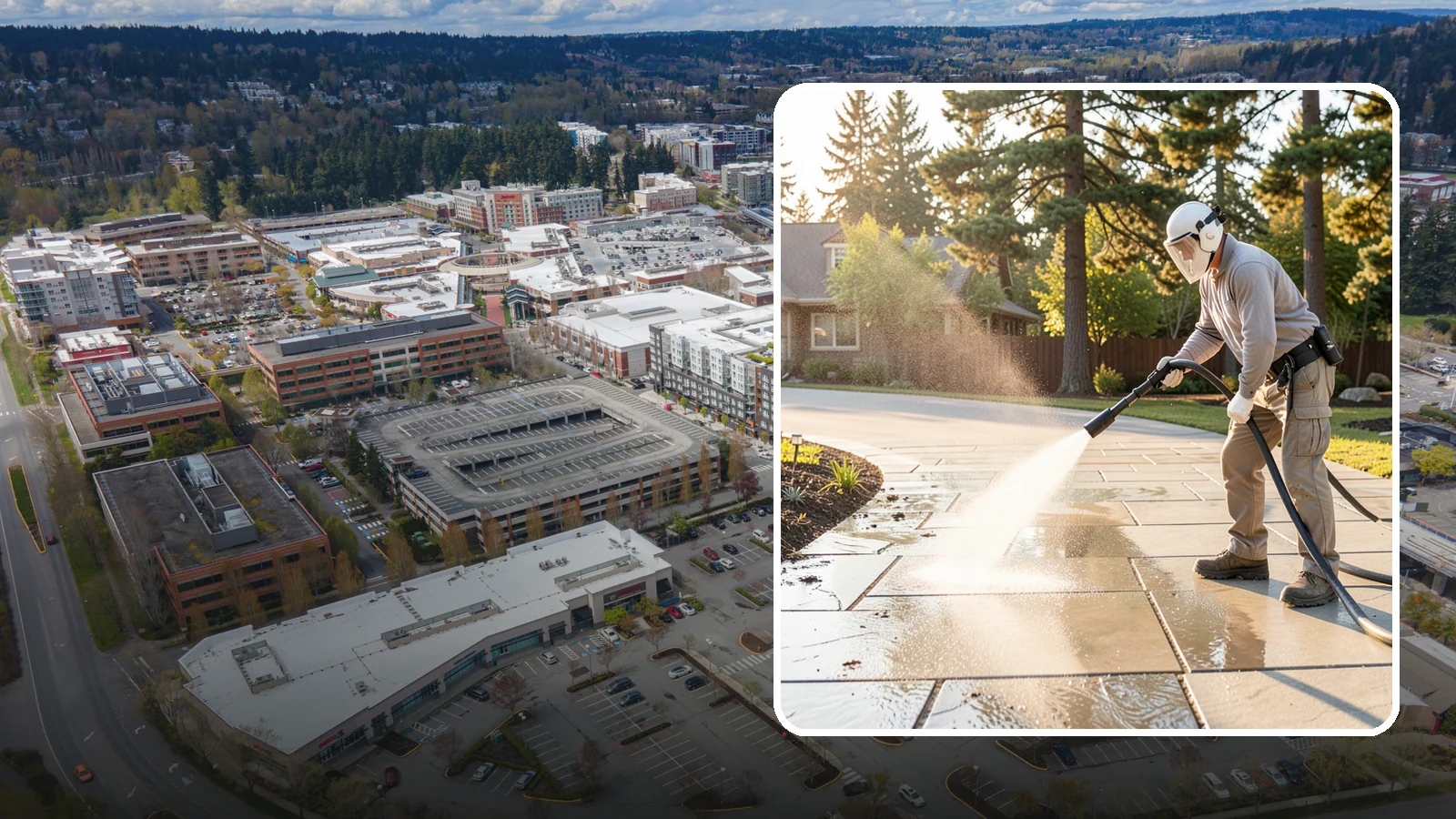 Stone Walkway Cleaning in Redmond, King County, WA - Clean natural stone walkways with surface-safe methods that lift growth without etching the stone.