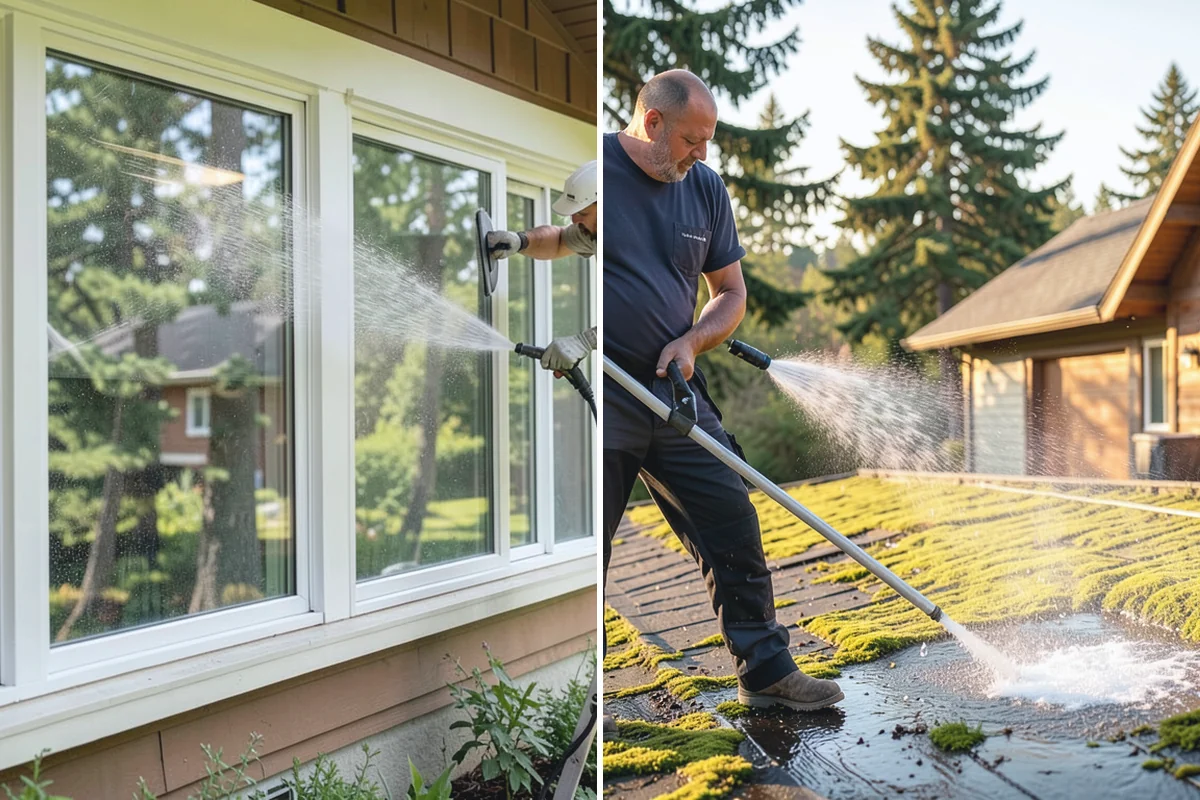 Stone Walkway Cleaning in Roy, Pierce County, WA - Assess stone type and test a discreet area