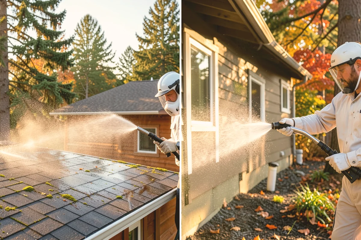 Stone Walkway Cleaning in Sammamish, King County, WA - Assess stone type and test a discreet area