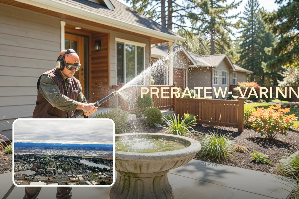Stone Walkway Cleaning in SeaTac, King County, WA - Avoids etching, pitting, or flaking the stone