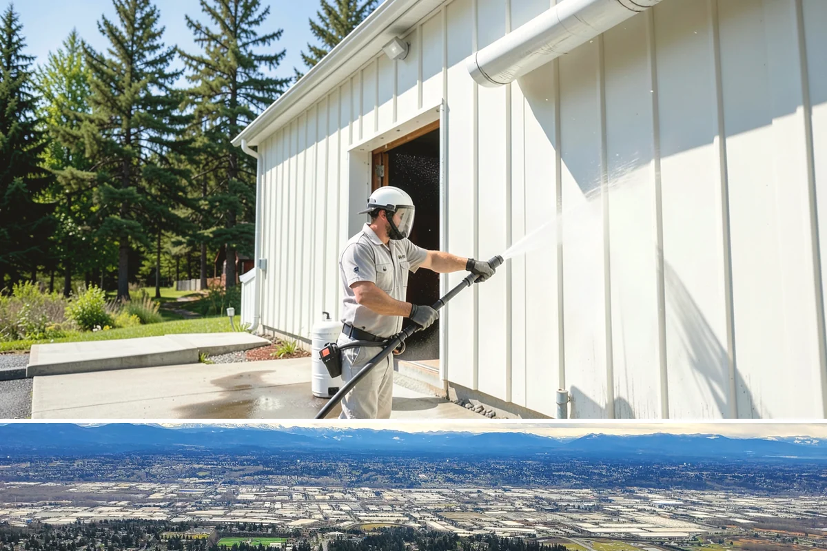 Stone Walkway Cleaning in SeaTac, King County, WA - Stone walkways clean best in warm, dry summer weeks that allow the porous surface to dry evenly.