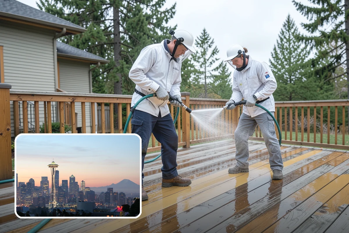 Stone Walkway Cleaning in Seattle, King County, WA - Avoids etching, pitting, or flaking the stone