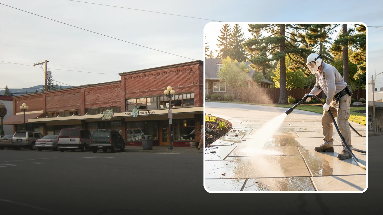 Stone Walkway Cleaning in Sedro-Woolley, Skagit County, WA - Clean natural stone walkways with surface-safe methods that lift growth without etching the stone.