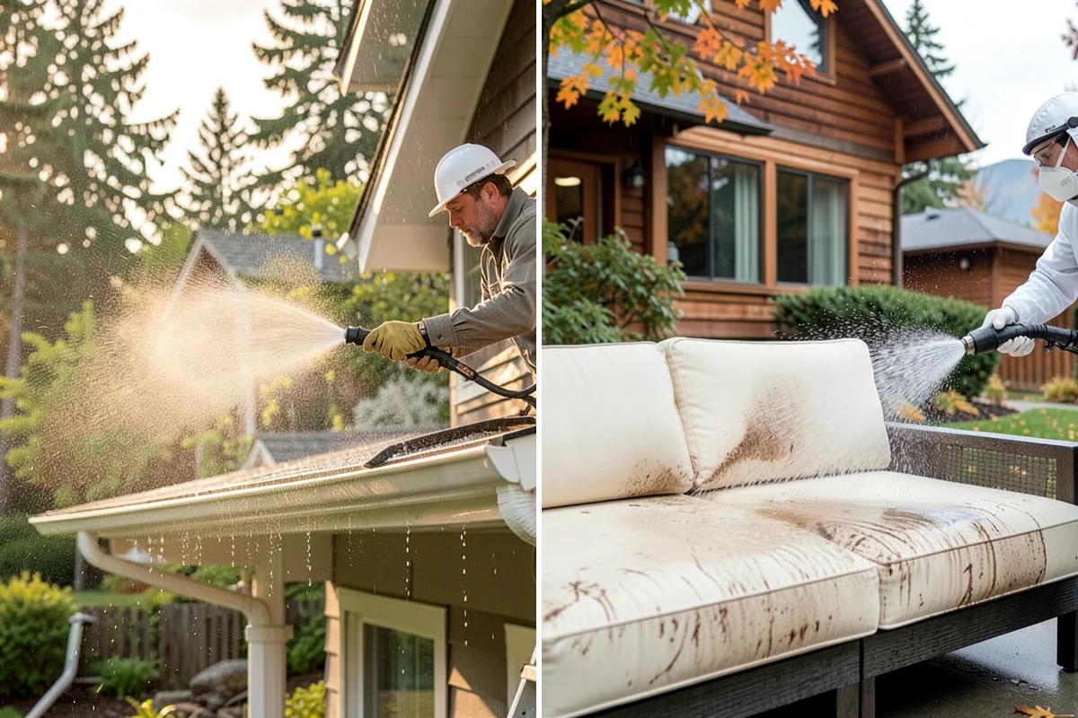 Stone Walkway Cleaning in Shoreline, King County, WA - Assess stone type and test a discreet area
