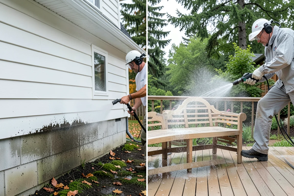 Stone Walkway Cleaning in Snoqualmie, King County, WA - Assess stone type and test a discreet area