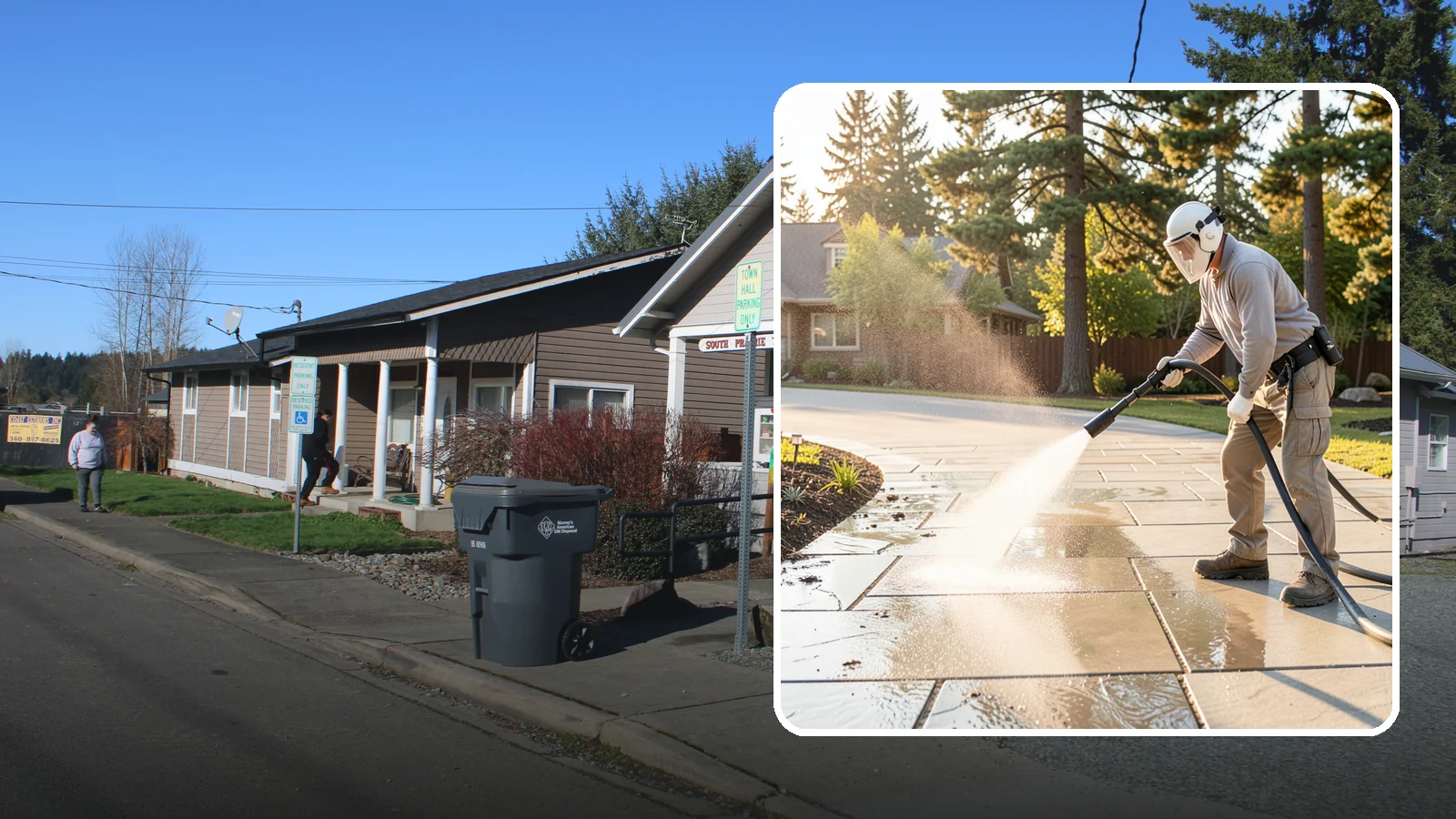 Stone Walkway Cleaning in South Prairie, Pierce County, WA - Clean natural stone walkways with surface-safe methods that lift growth without etching the stone.