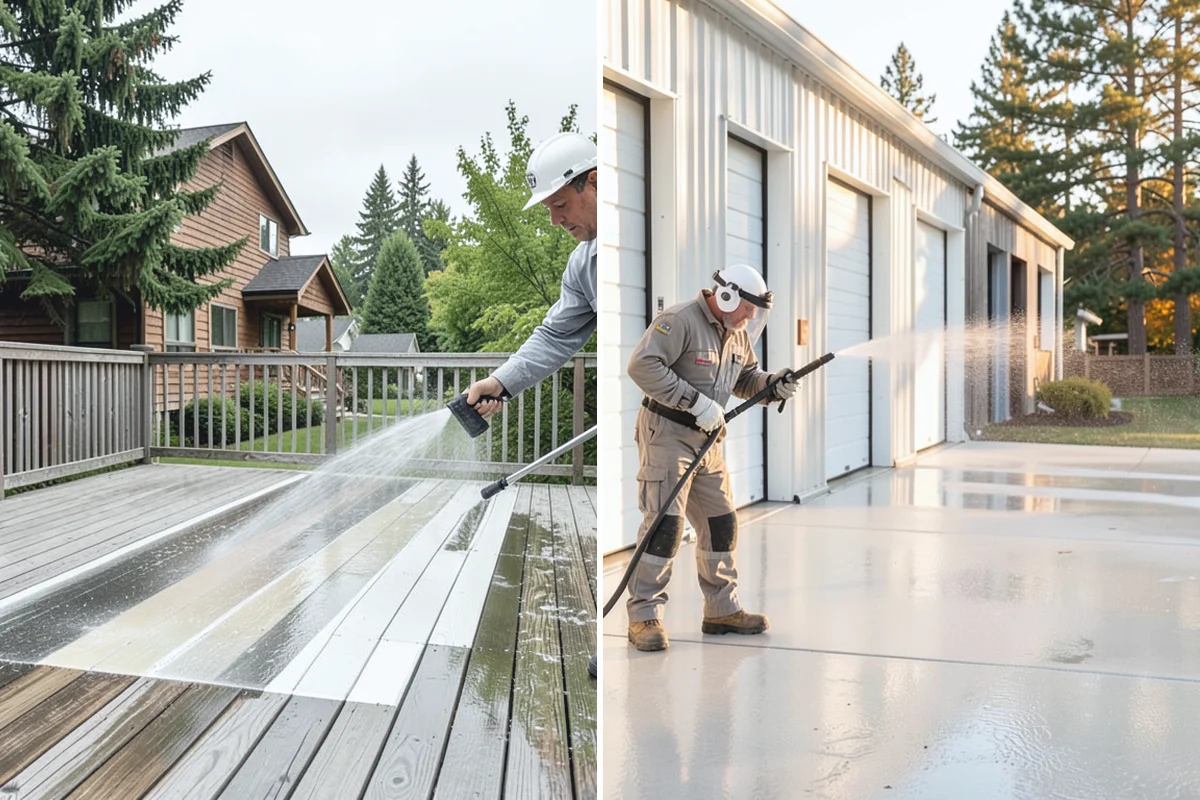 Stone Walkway Cleaning in South Prairie, Pierce County, WA - Assess stone type and test a discreet area