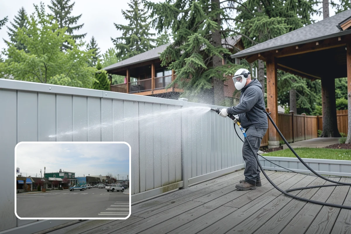 Stone Walkway Cleaning in Stanwood, Snohomish County, WA - Avoids etching, pitting, or flaking the stone