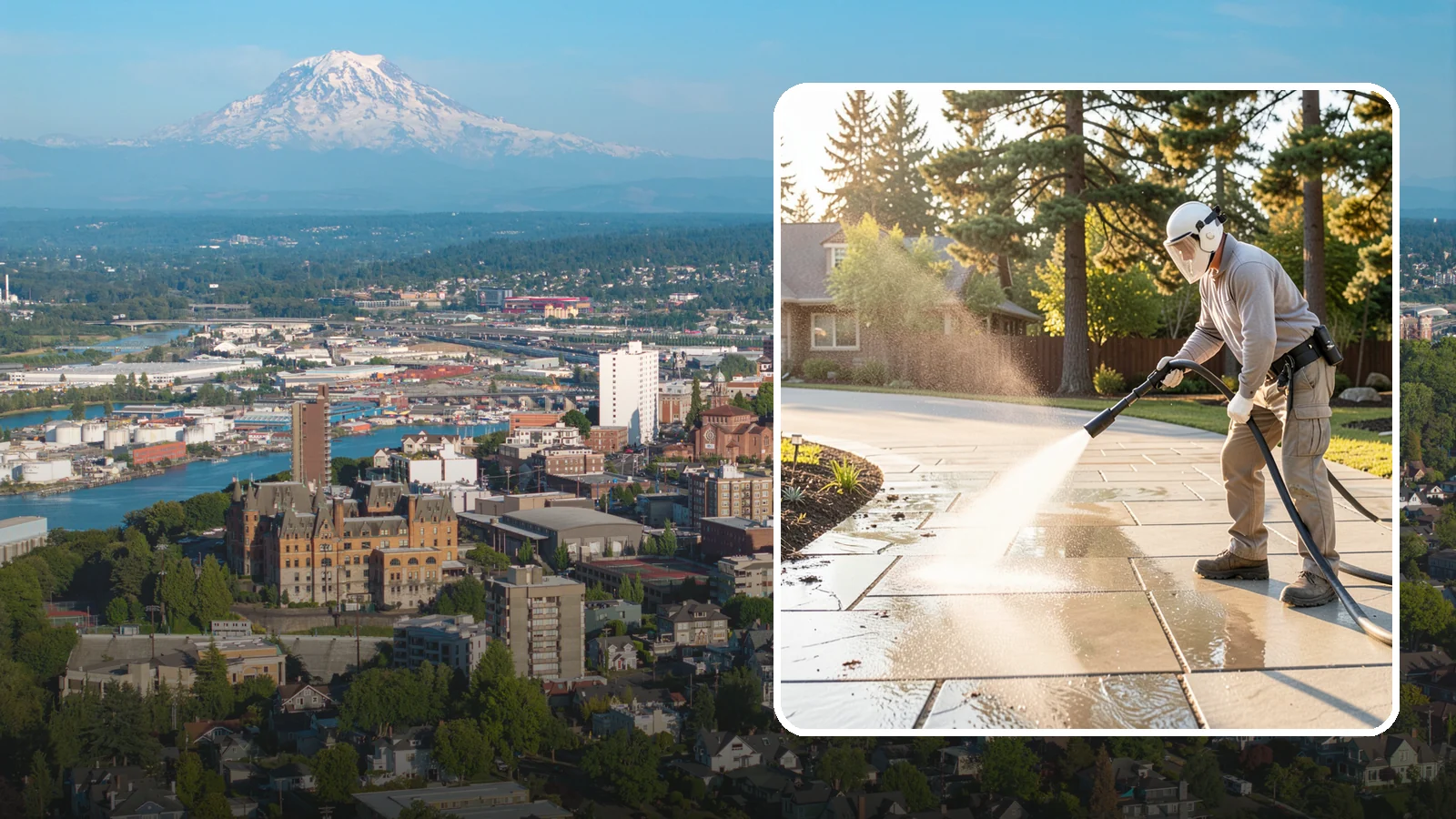 Stone Walkway Cleaning in Tacoma, Pierce County, WA - Clean natural stone walkways with surface-safe methods that lift growth without etching the stone.