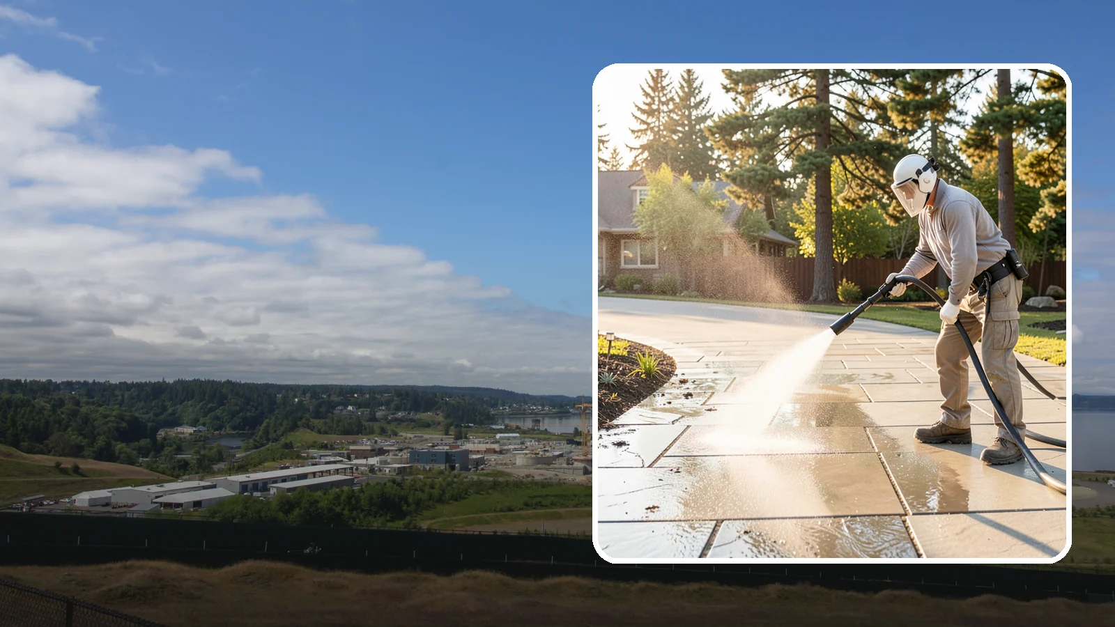 Stone Walkway Cleaning in University Place, Pierce County, WA - Clean natural stone walkways with surface-safe methods that lift growth without etching the stone.