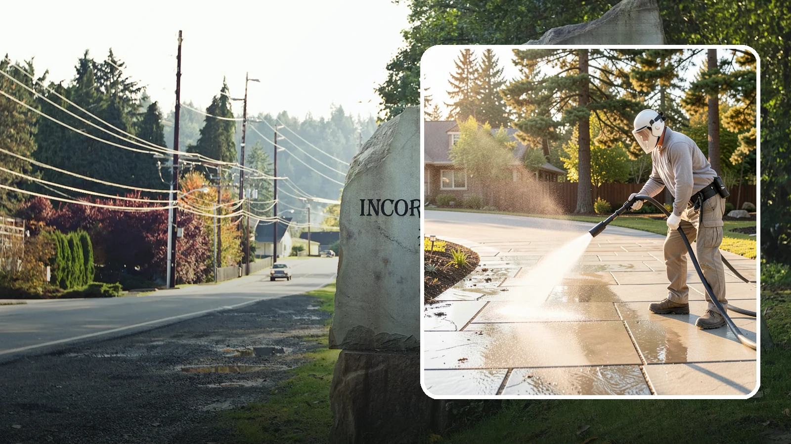 Stone Walkway Cleaning in Wilkeson, Pierce County, WA - Clean natural stone walkways with surface-safe methods that lift growth without etching the stone.