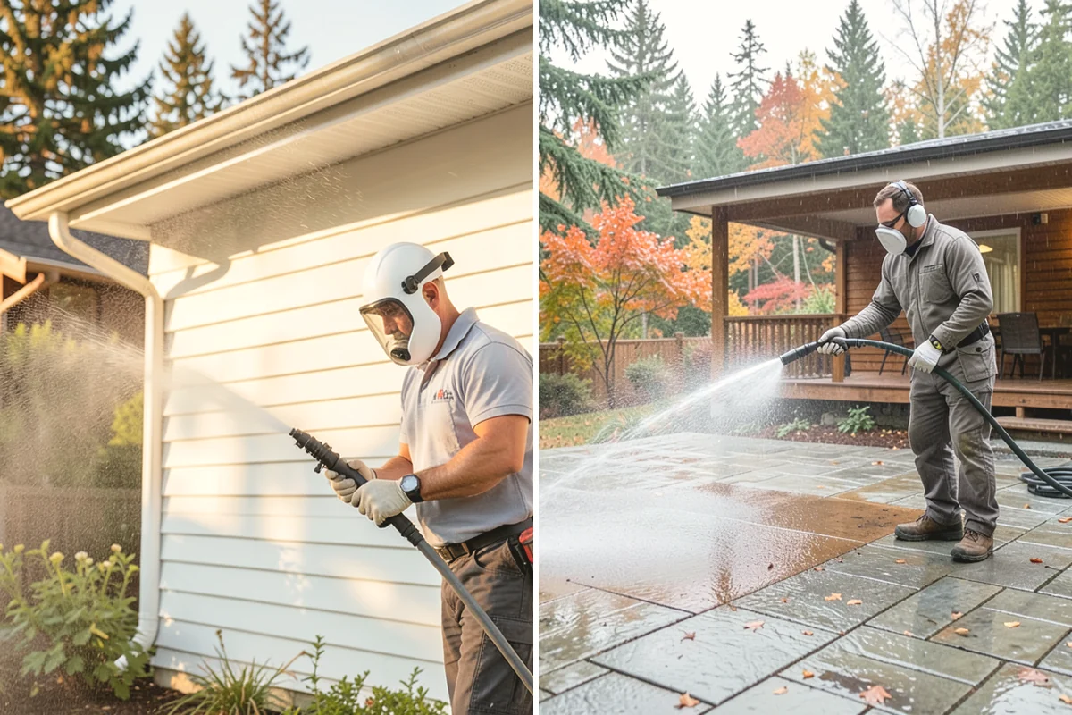Stone Walkway Cleaning in Yarrow Point, King County, WA - Assess stone type and test a discreet area