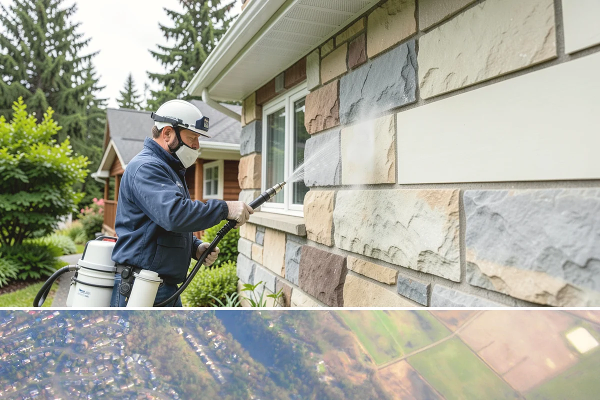 Storefront Washing in Algona, King County, WA - Late spring through early fall offers the driest windows for storefront washing, though quarterly touch-ups keep winter algae in...