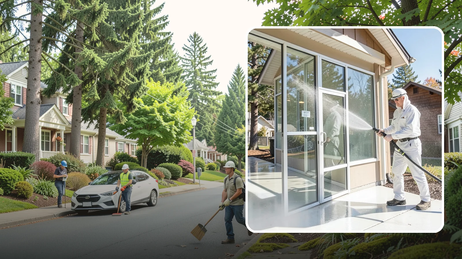 Storefront Washing in Beaux Arts Village, King County, WA - First impressions matter, so we keep your Washington storefront looking sharp with a thorough exterior wash that clears away...