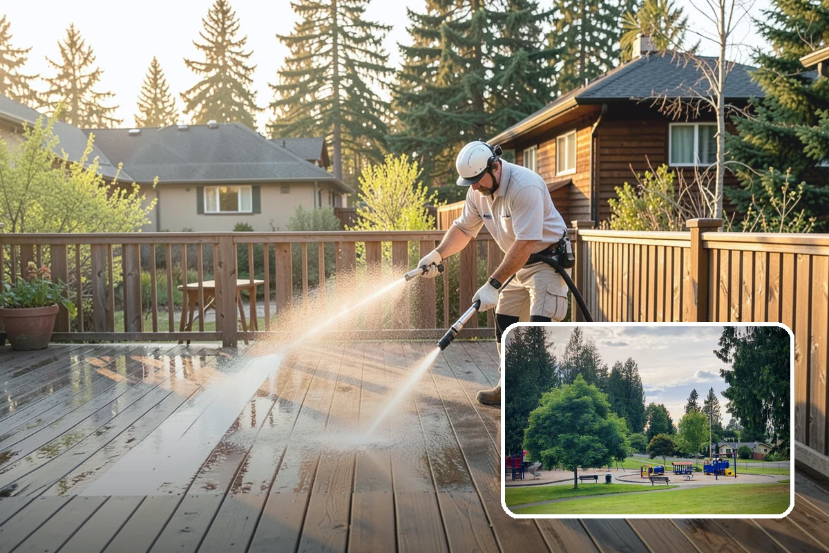 Storefront Washing in Bonney Lake, Pierce County, WA - Draws more walk-in customers with a spotless facade