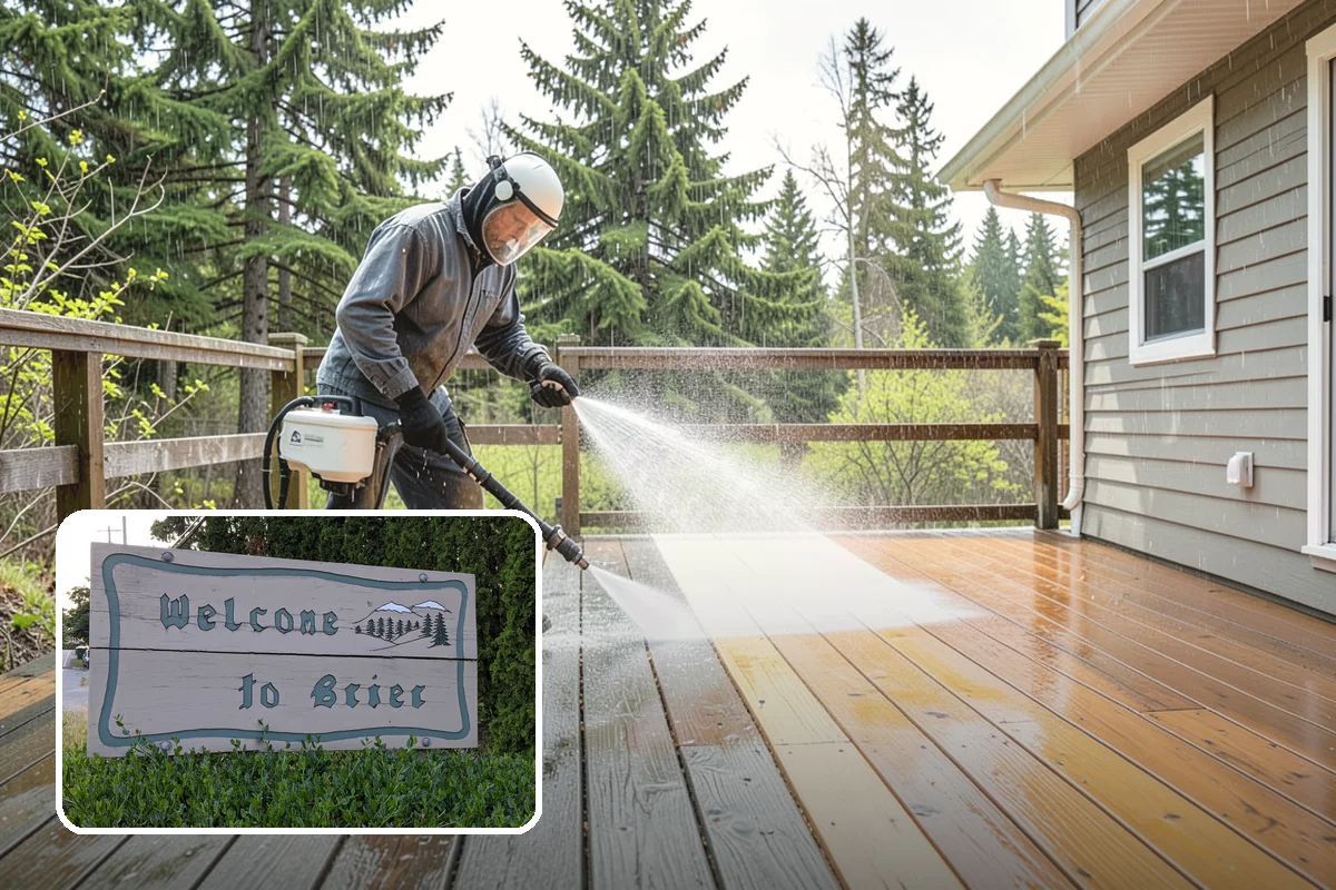 Storefront Washing in Brier, Snohomish County, WA - Draws more walk-in customers with a spotless facade