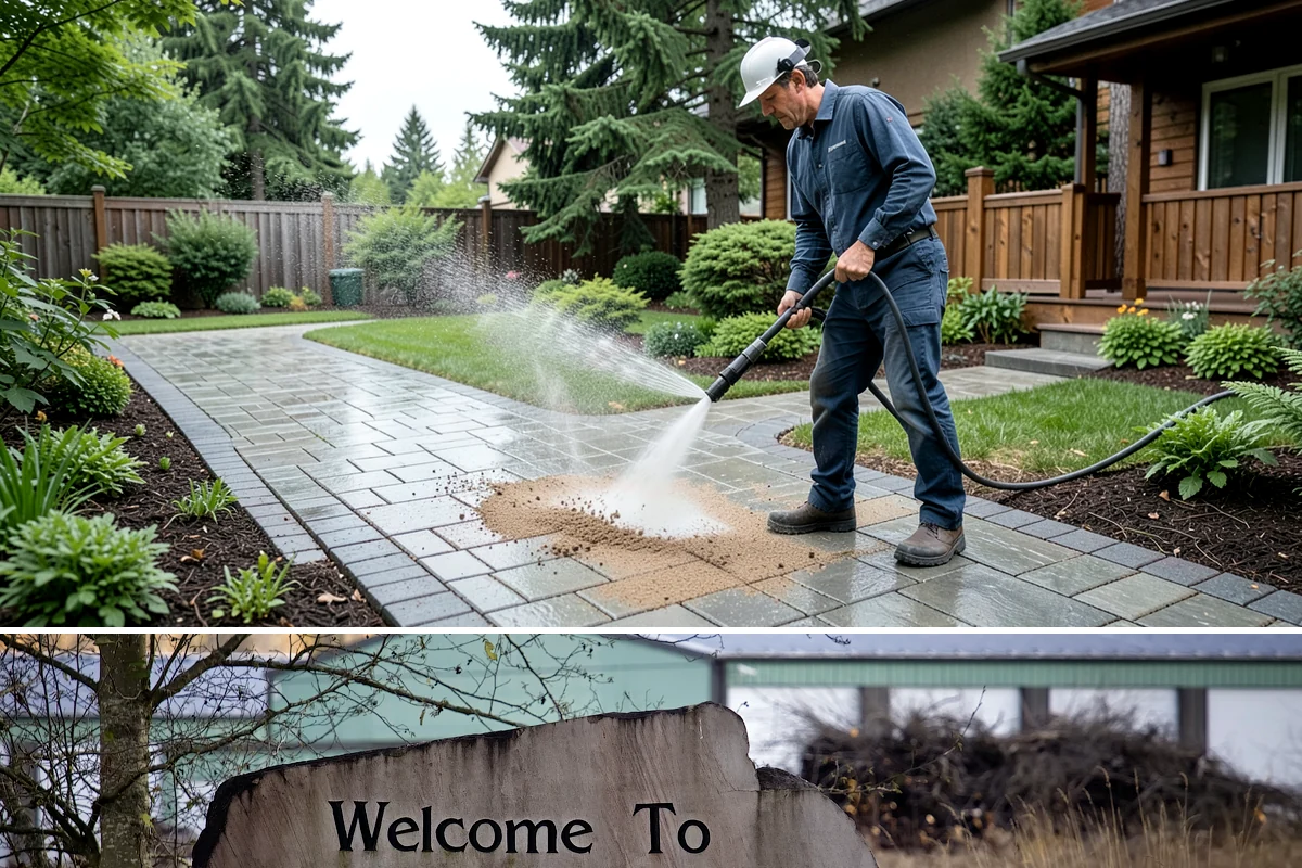 Storefront Washing in Buckley, Pierce County, WA - Late spring through early fall offers the driest windows for storefront washing, though quarterly touch-ups keep winter algae in...