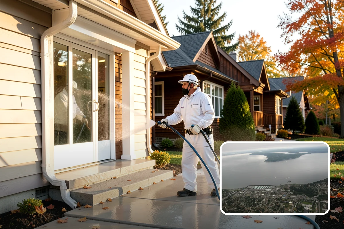 Storefront Washing in Des Moines, King County, WA - Draws more walk-in customers with a spotless facade