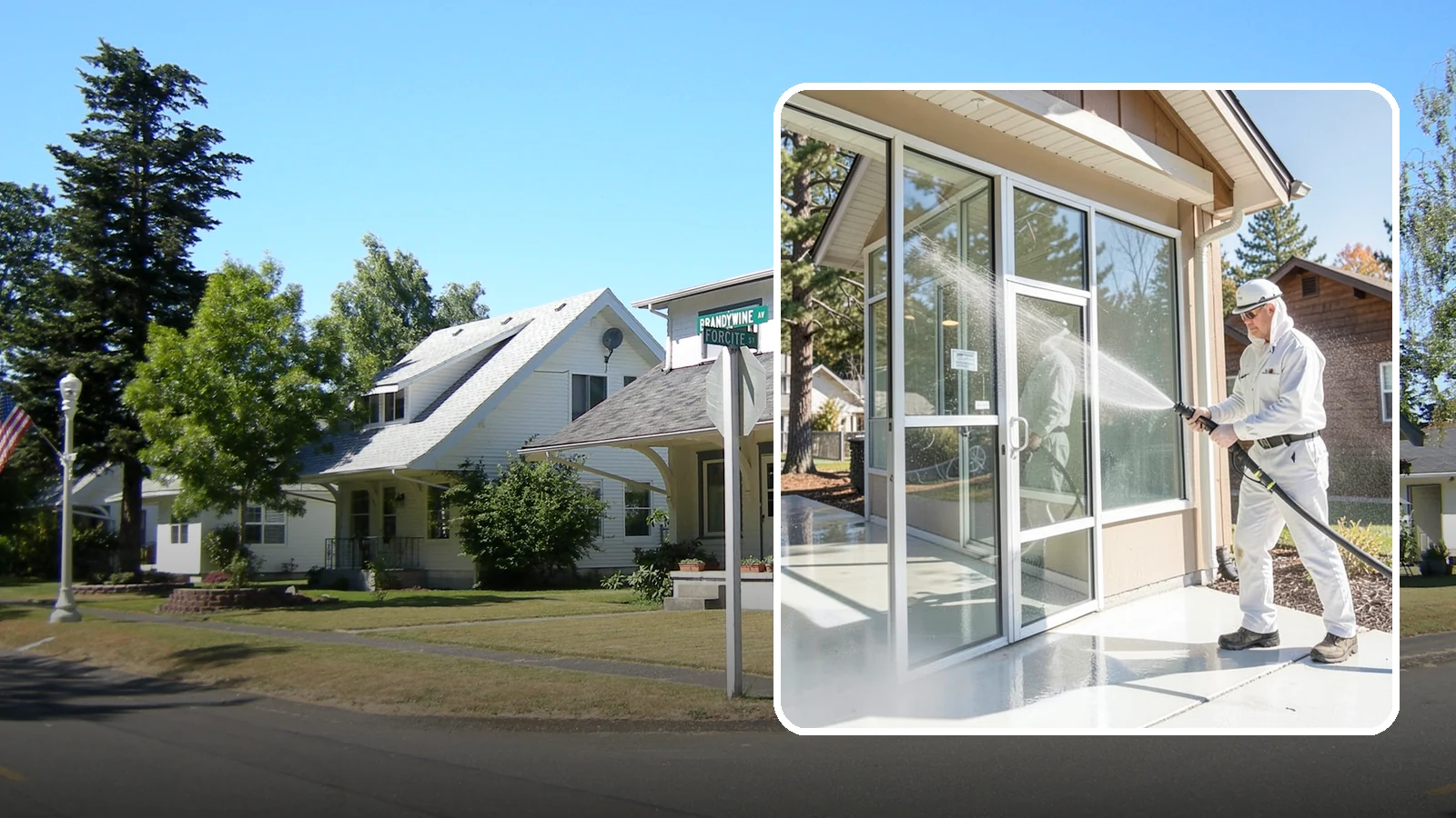 Storefront Washing in DuPont, Pierce County, WA - First impressions matter, so we keep your Washington storefront looking sharp with a thorough exterior wash that clears away...