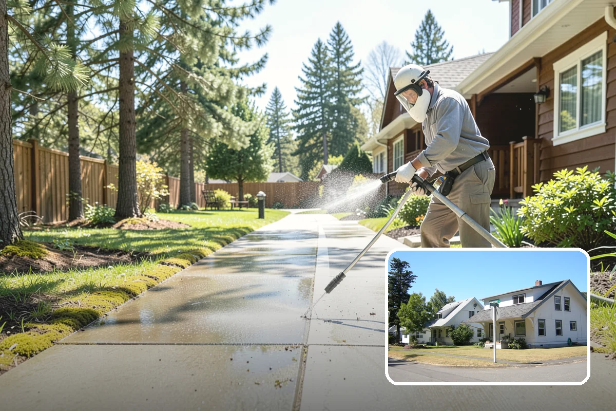 Storefront Washing in DuPont, Pierce County, WA - Draws more walk-in customers with a spotless facade